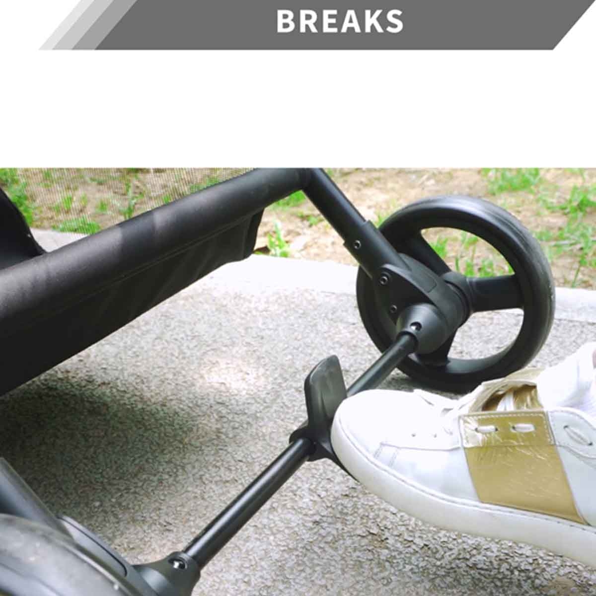 Teknum Khaki Stroll-1 Reversible Travel Stroller Toddler, 0-2 Years