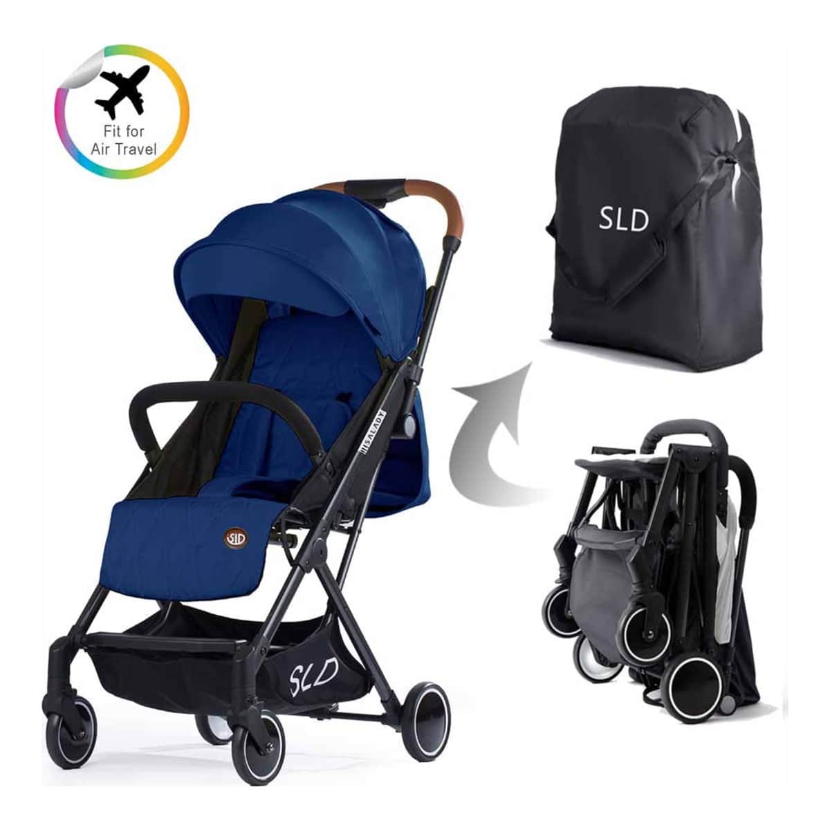Teknum Navy Blue Travel Lite SLD Stroller