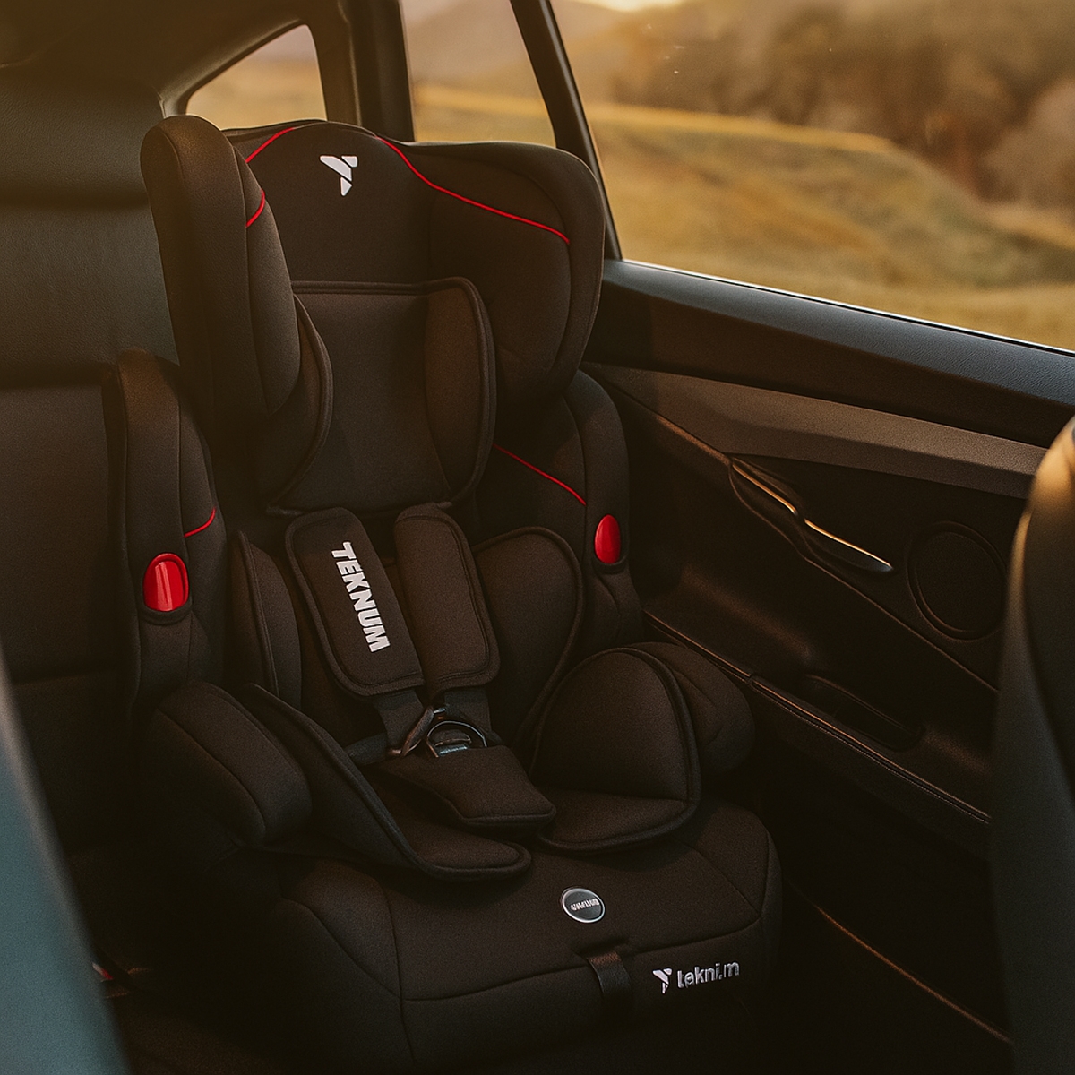 تيكنوم مقعد سيارة نوفا باللون الأسود للأطفال من عمر 0 إلى 2 سنة