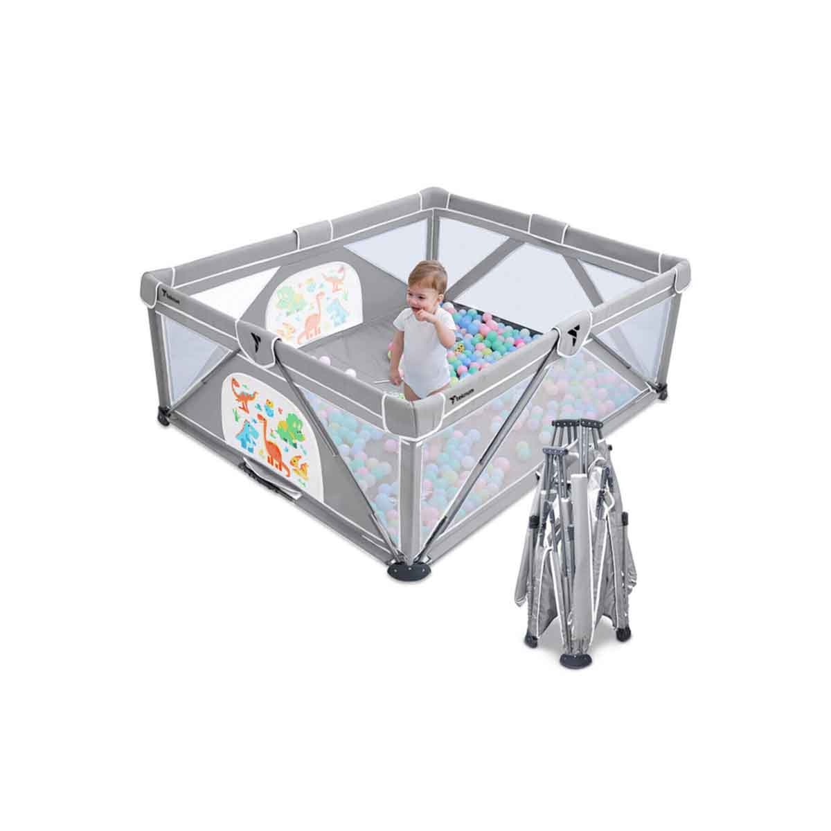 Teknum One Minute Fold Unfold Playpen Toddler, 0-2 Years