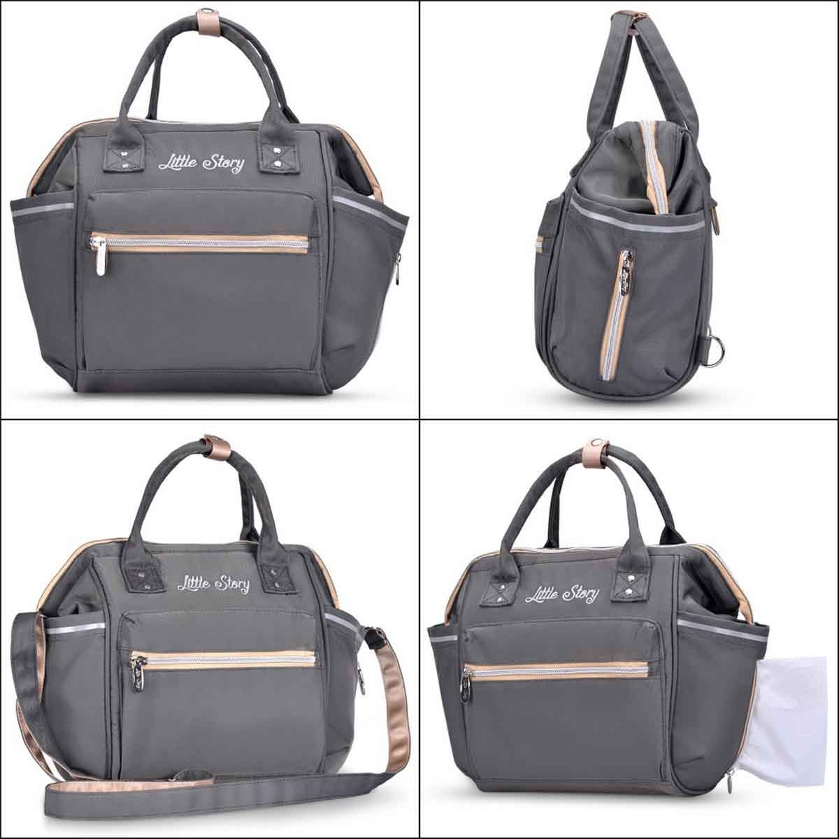 Teknum Pack and Go Foldable Car Seat with Ace Diaper Bag Toddler, 0-2 Years, Pack of 2