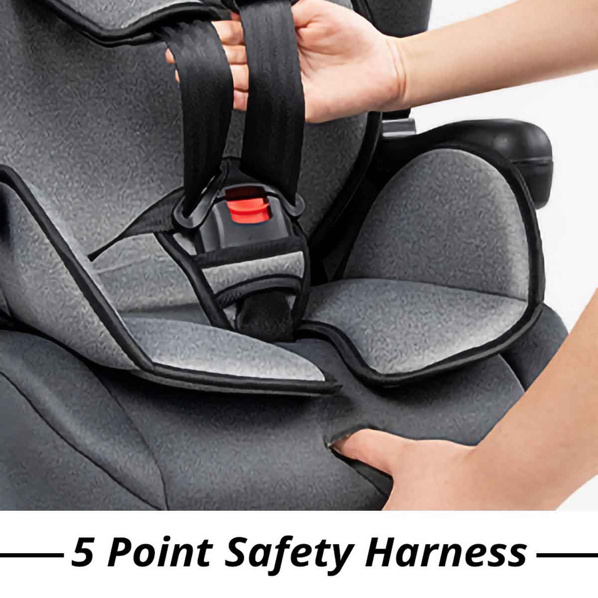 Teknum Pack and Go Foldable Car Seat with Ace Diaper Bag Toddler, 0-2 Years, Pack of 2