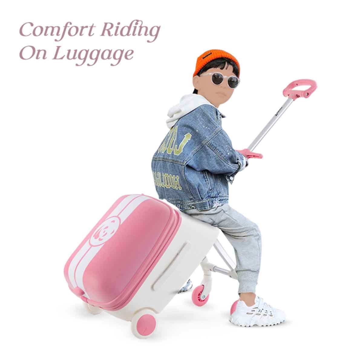 Teknum Panda 3-in-1 Ride-On Suitcase Toddler, 0-2 Years