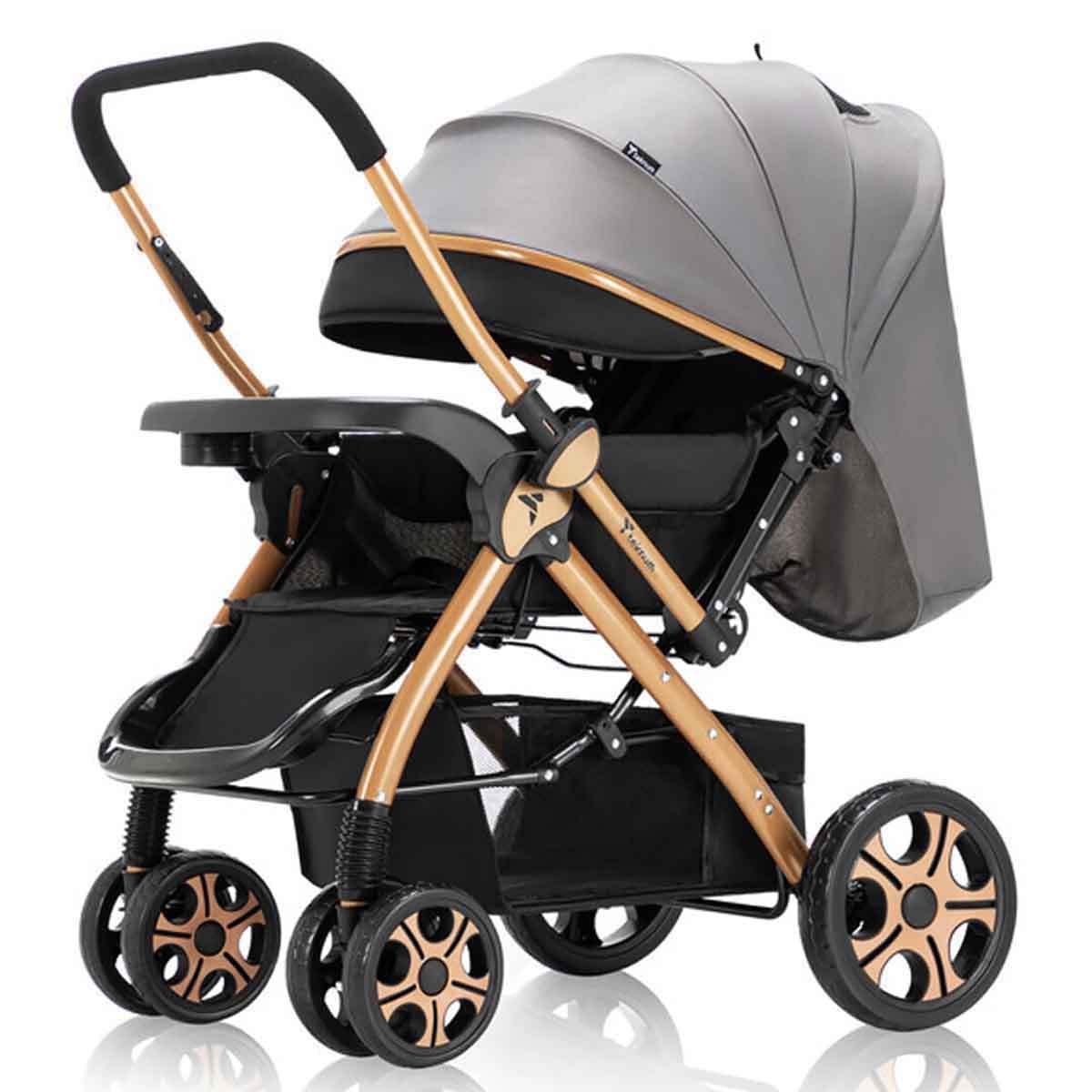 Teknum Grey Reversible Trip2 Stroller Toddler, 0-2 Years