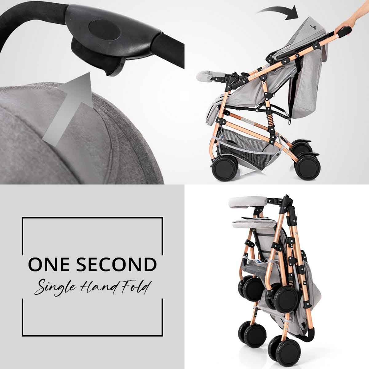 Teknum Reversible Trip Stroller with Ace Diaper Bag Toddler, 0-2 Years