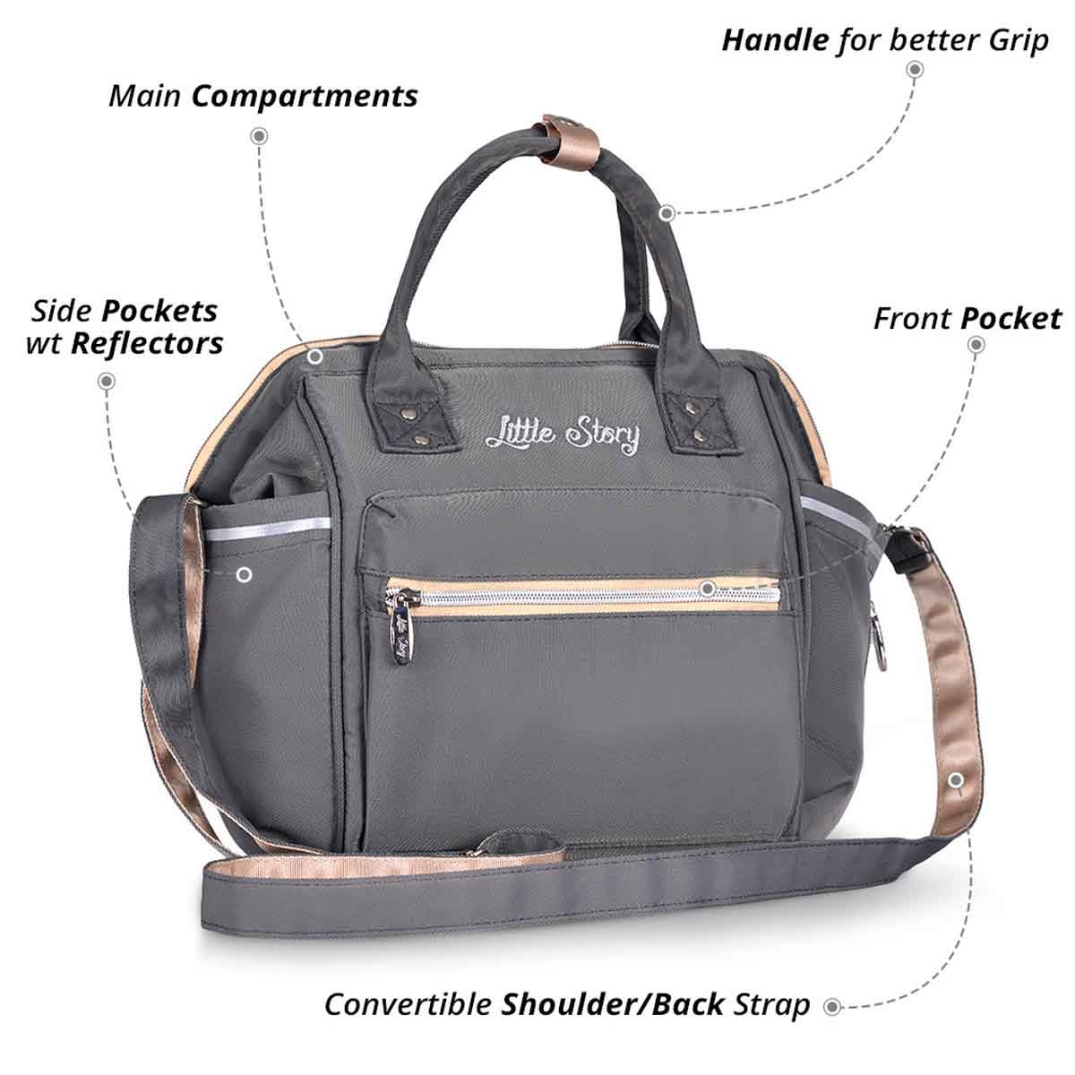Teknum Reversible Trip Stroller with Ace Diaper Bag Toddler, 0-2 Years