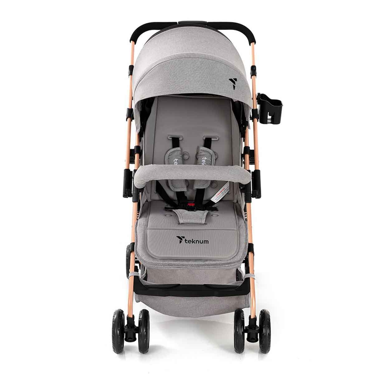 Teknum Reversible Trip Stroller with Ace Diaper Bag Toddler, 0-2 Years