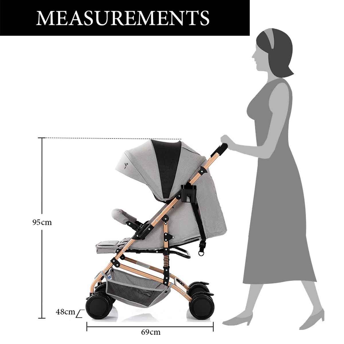 Teknum Reversible Trip Stroller with Ace Diaper Bag Toddler, 0-2 Years