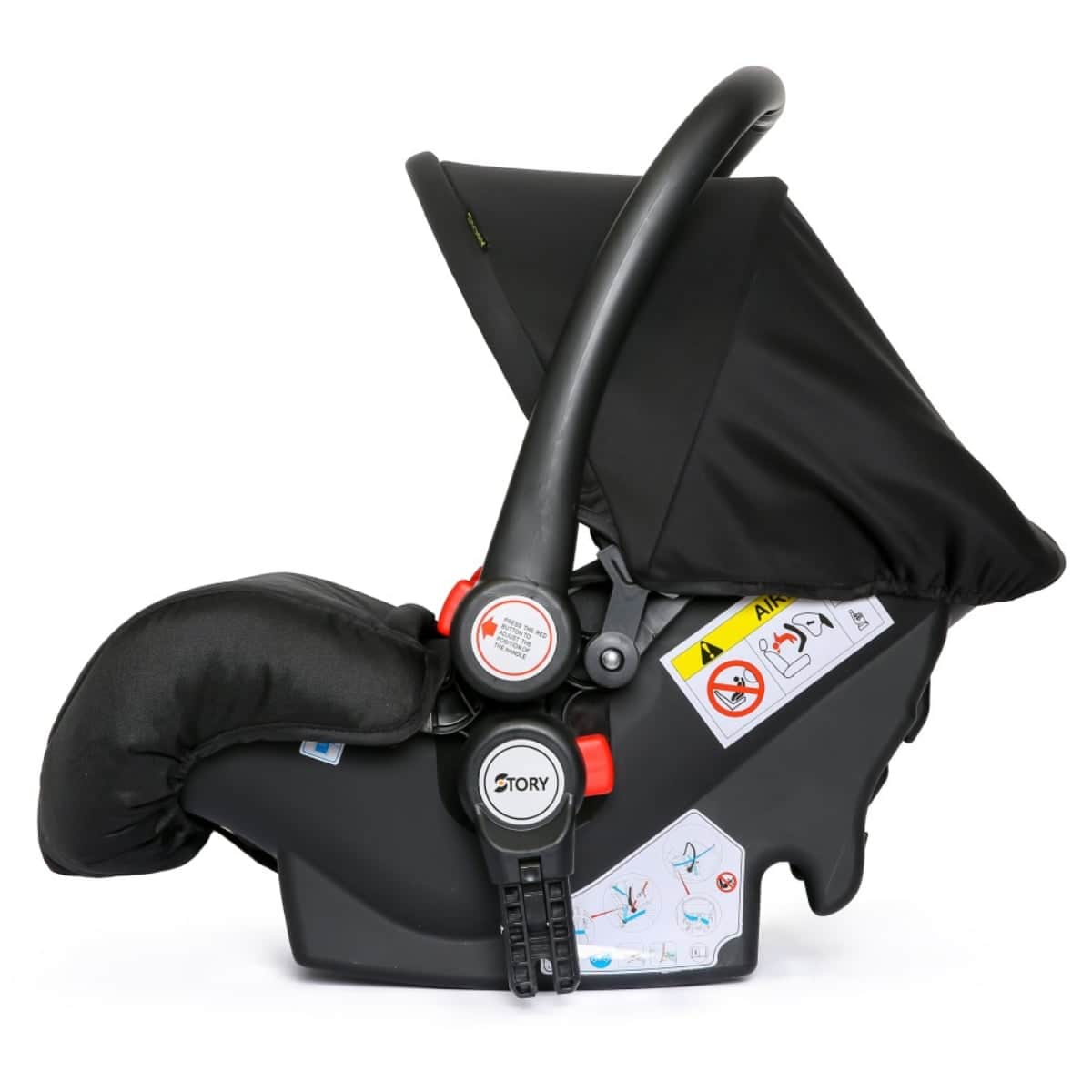 Teknum Space Grey 3 in 1 Pram Stroller and Diaper Bag Bundle Toddler, 0-2 Years
