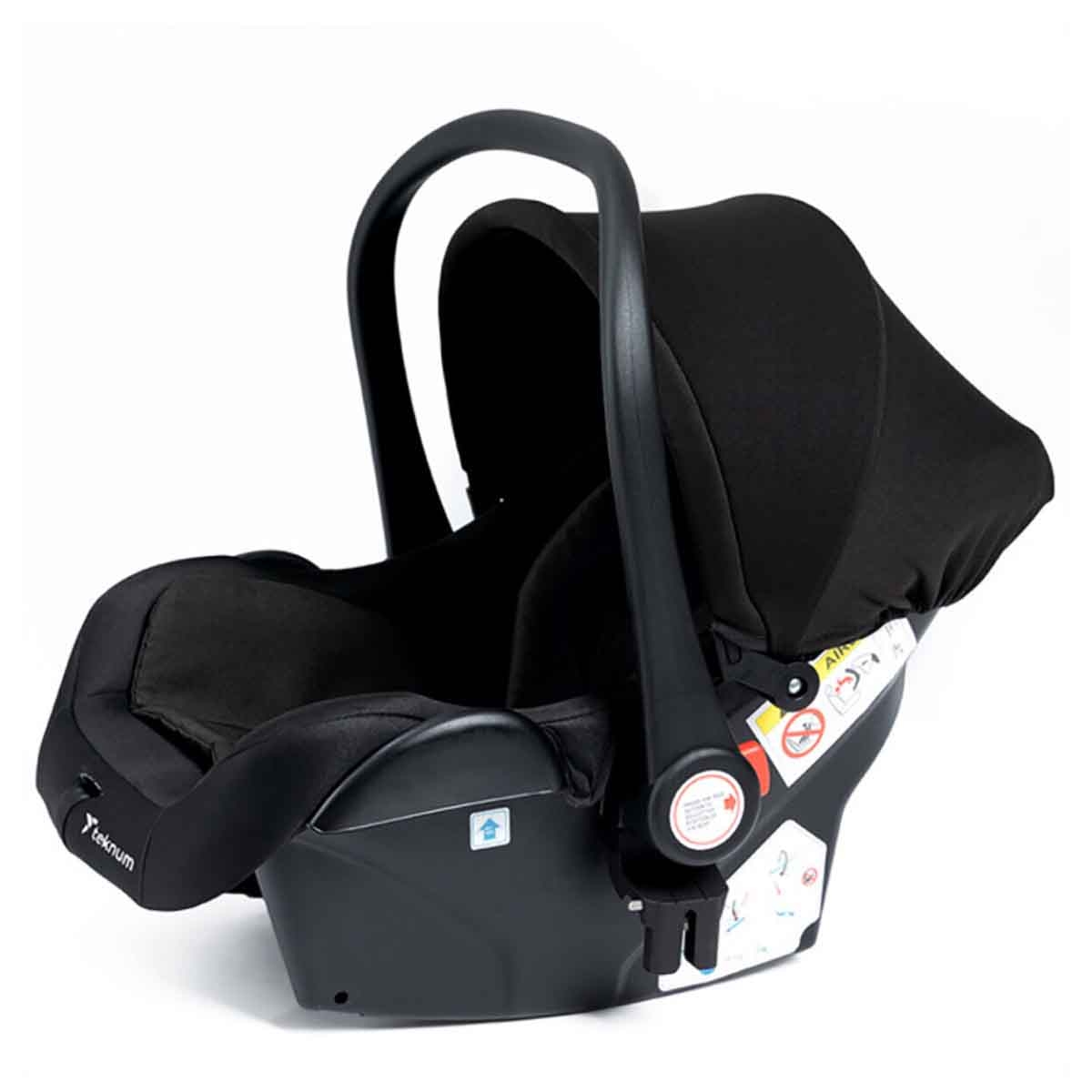 Teknum Black Travel Car Seat Toddler, 0-2 Years