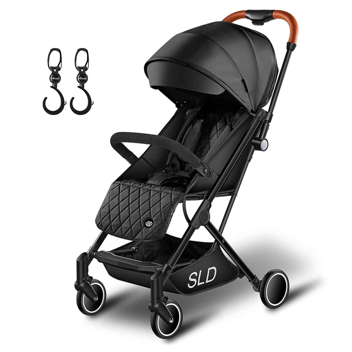 تيكنوم عربة ترافيل لايت إس إل دي مع خطافات للأطفال، 0-2 سنة