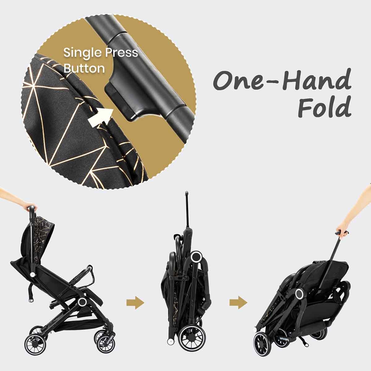 Teknum TravelZen Stroller with Coffee Cup Holder