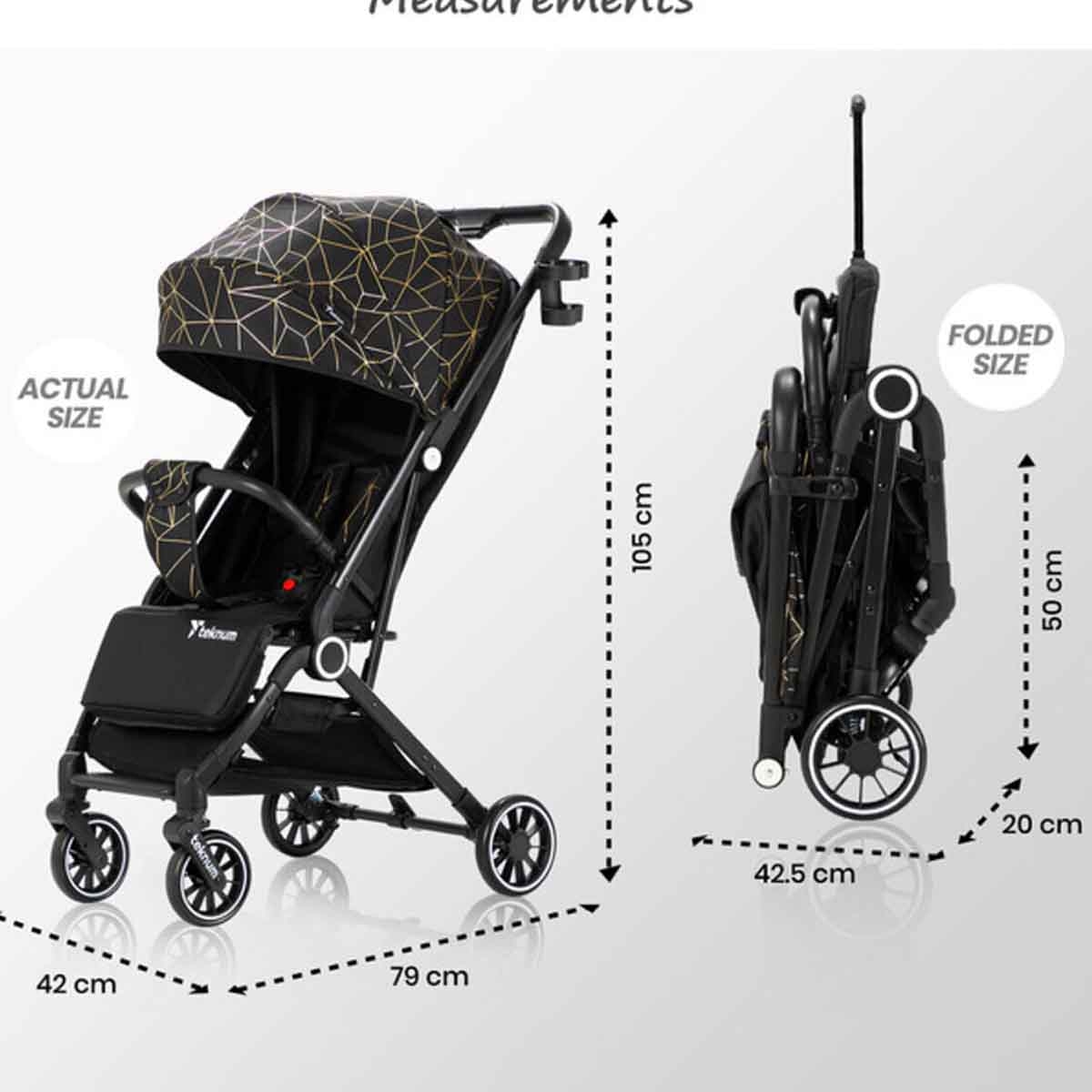 Teknum TravelZen Stroller with Coffee Cup Holder