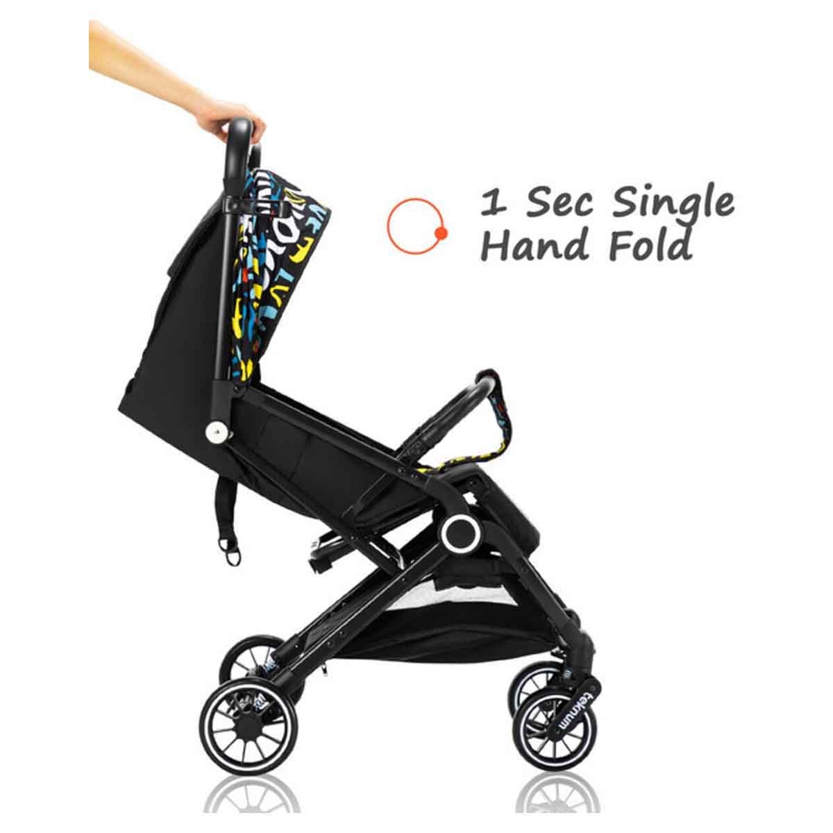 تيكنوم عربة أطفال لوف ترافل زين مع حامل كوب قهوة