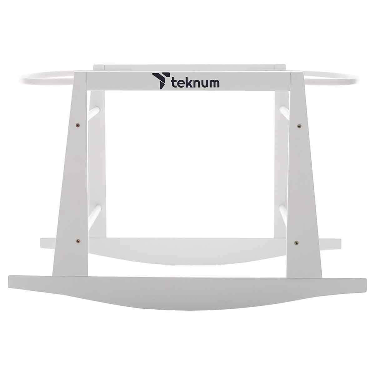 Teknum Wicker Pod Moses Basket Rocker Stand White Toddler, 0-2 Years