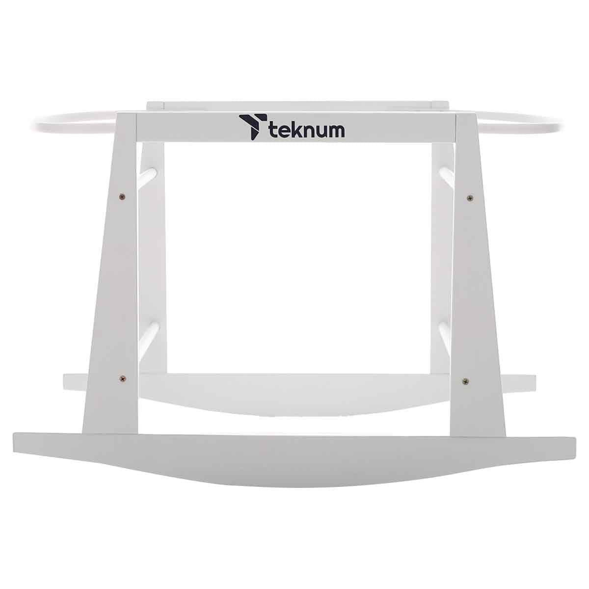 Teknum Wicker Pod Moses Basket Rocker Stand White Toddler, 0-2 Years