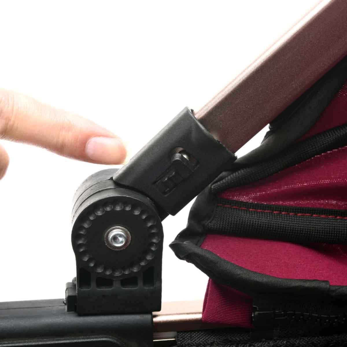 Teknum Wine 3-in-1 Pram Stroller Toddler, 0-2 Years