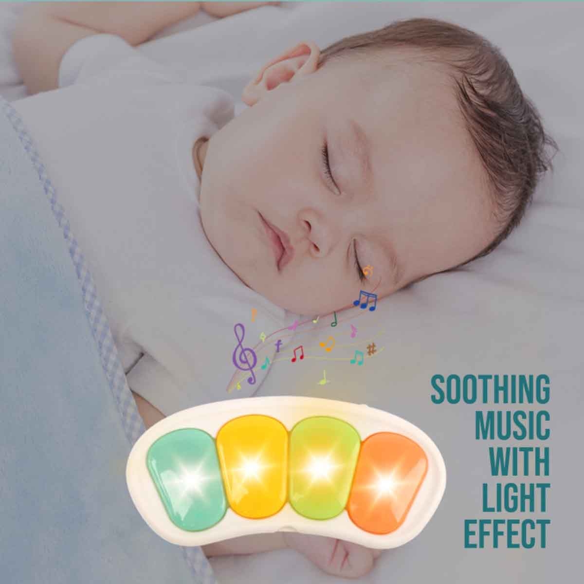 Teknum Zebra 2-in-1 Dining Chair Toddler Play Seat with Pedal Piano Toddler, 0-2 Years