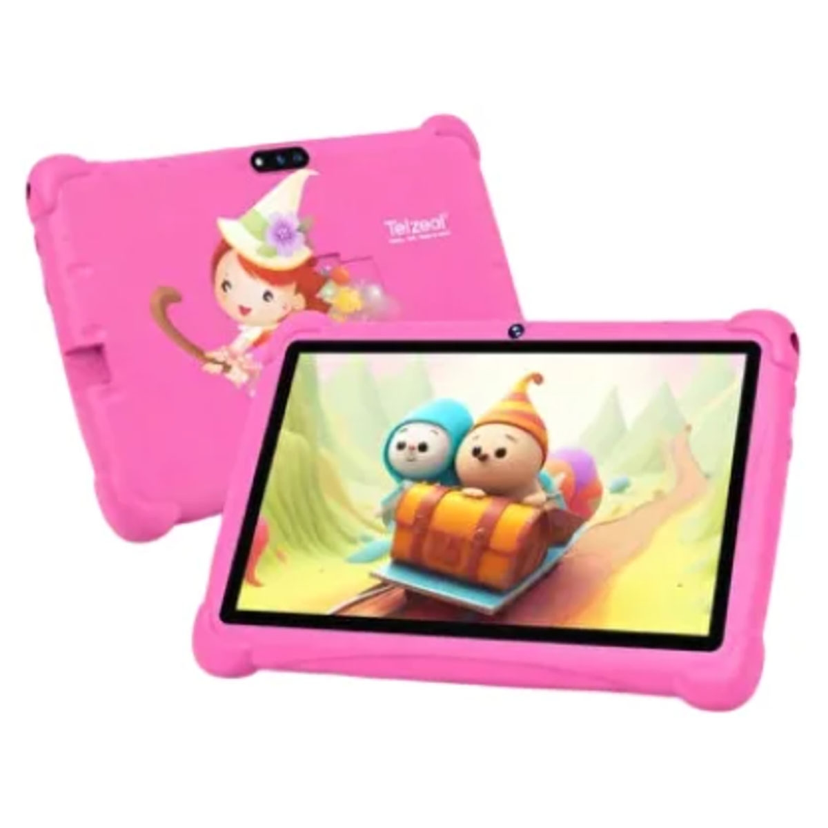 Telzeal P602 Smart Kids Android Tablet (4GB + 128GB) - Pink