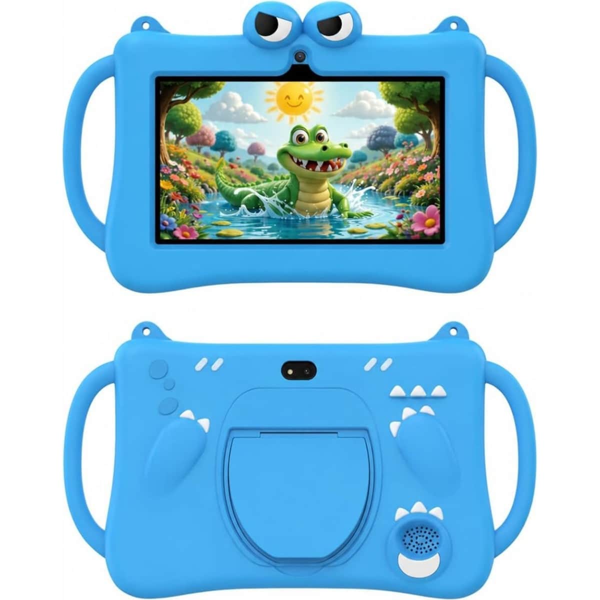 Telzeal P604 Smart Kids (6GB + 256GB) - Blue & Green Android Tablet Bundle