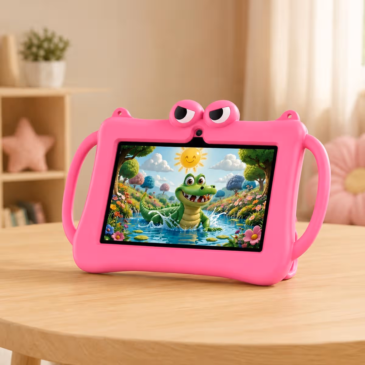Telzeal P604 Smart Kids (6GB + 256GB) - Blue & Pink Android Tablet Bundle