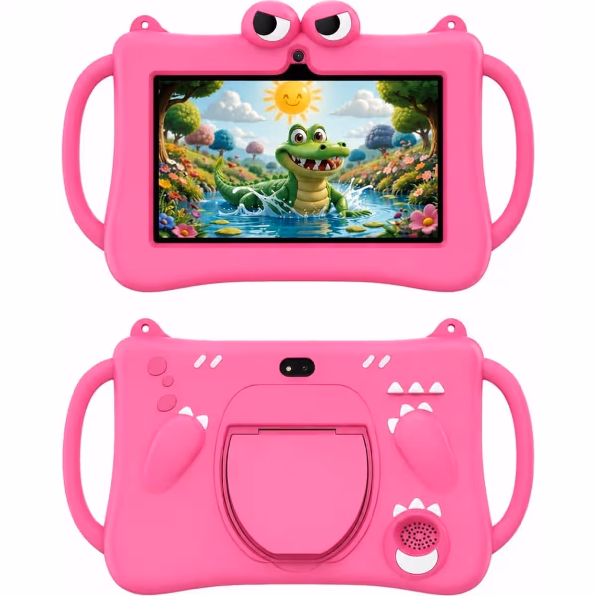 Telzeal P604 Smart Kids (6GB + 256GB) - Blue & Pink Android Tablet Bundle