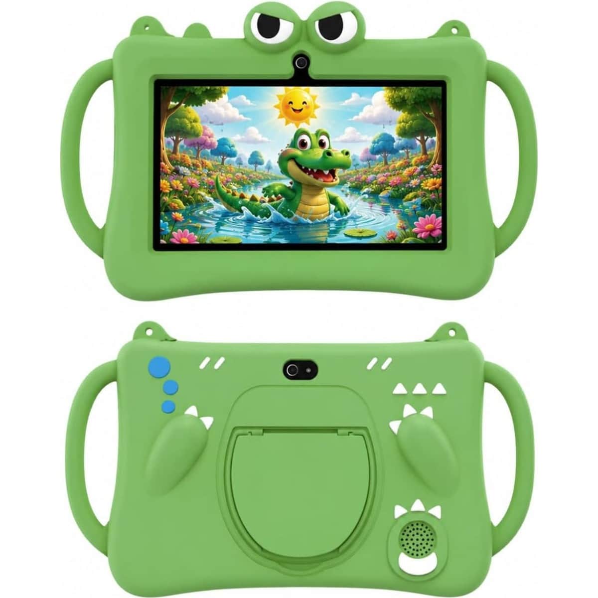 Telzeal P604 Smart Kids (6GB + 256GB) - Green & Orange Android Tablet Bundle