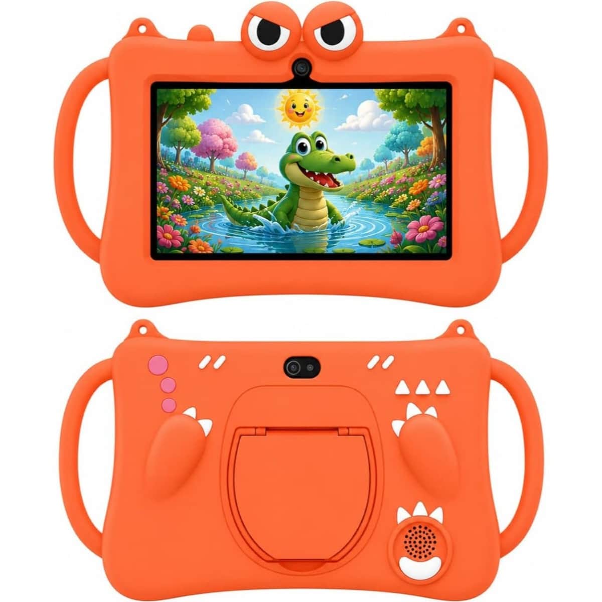 Telzeal P604 Smart Kids (6GB + 256GB) - Green & Orange Android Tablet Bundle