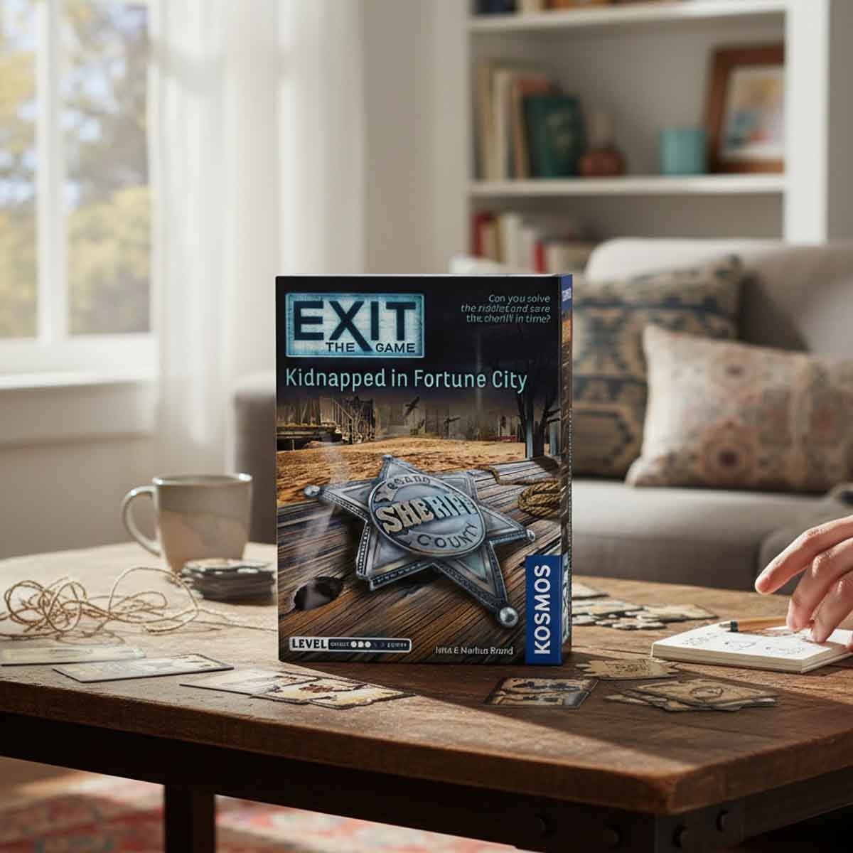 Thames & Kosmos Exit - Kidnapped in Fortune City Board Game Unisex, 13+ Years