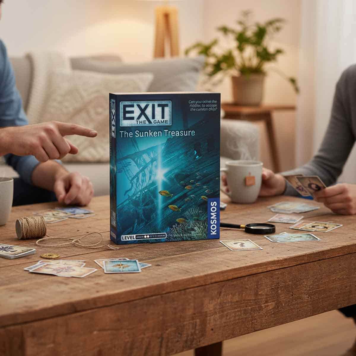 Thames & Kosmos Exit - The Sunken Treasure Board Game Unisex, 13+ Years