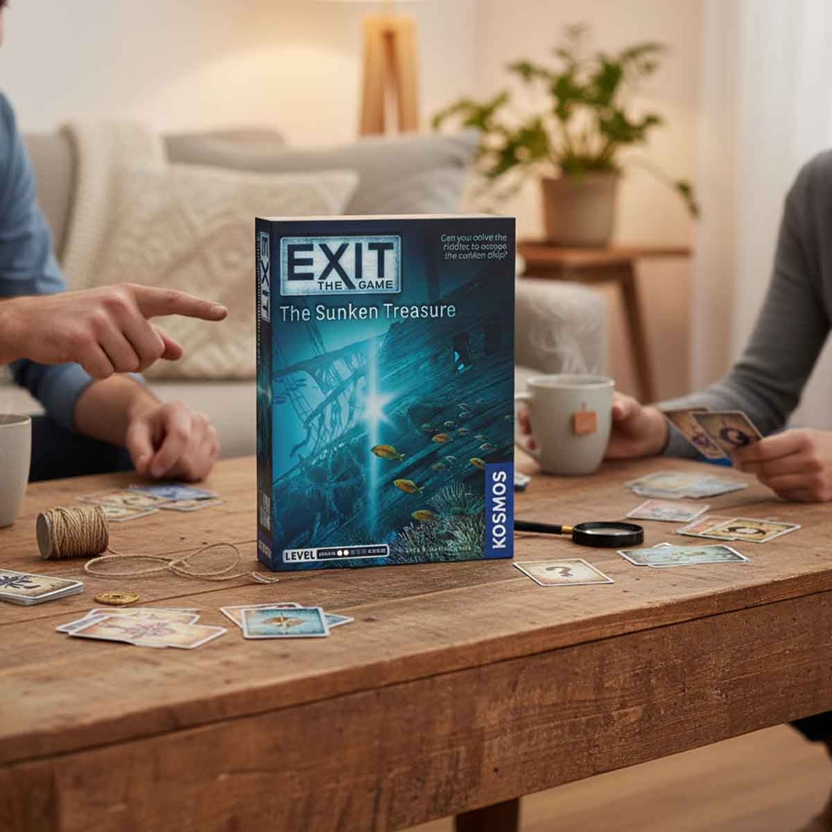 Thames & Kosmos Exit - The Sunken Treasure Board Game Unisex, 13+ Years