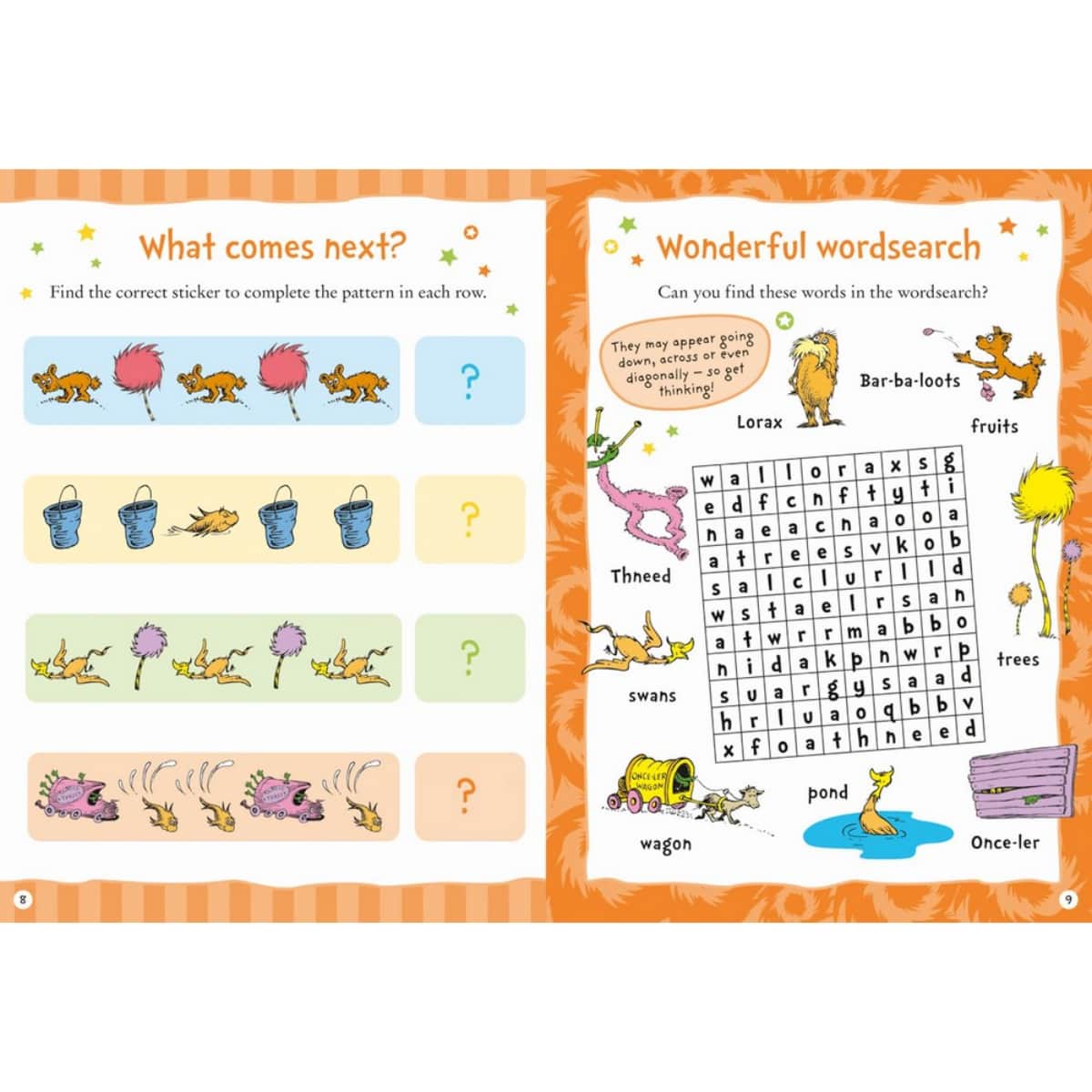 The Lorax Activity Book تأليف د. سوس - 28 مارس 2024