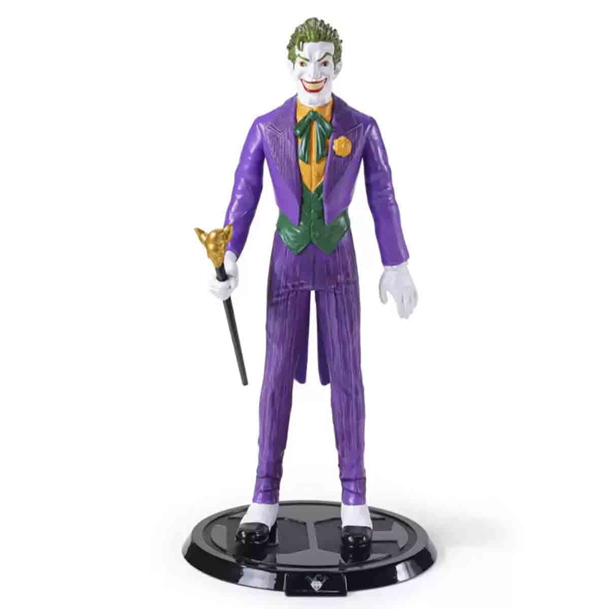 The Noble Collection 7.5″ BendyFigs DC Comics The Joker Action Figure Unisex, 8-10 Years