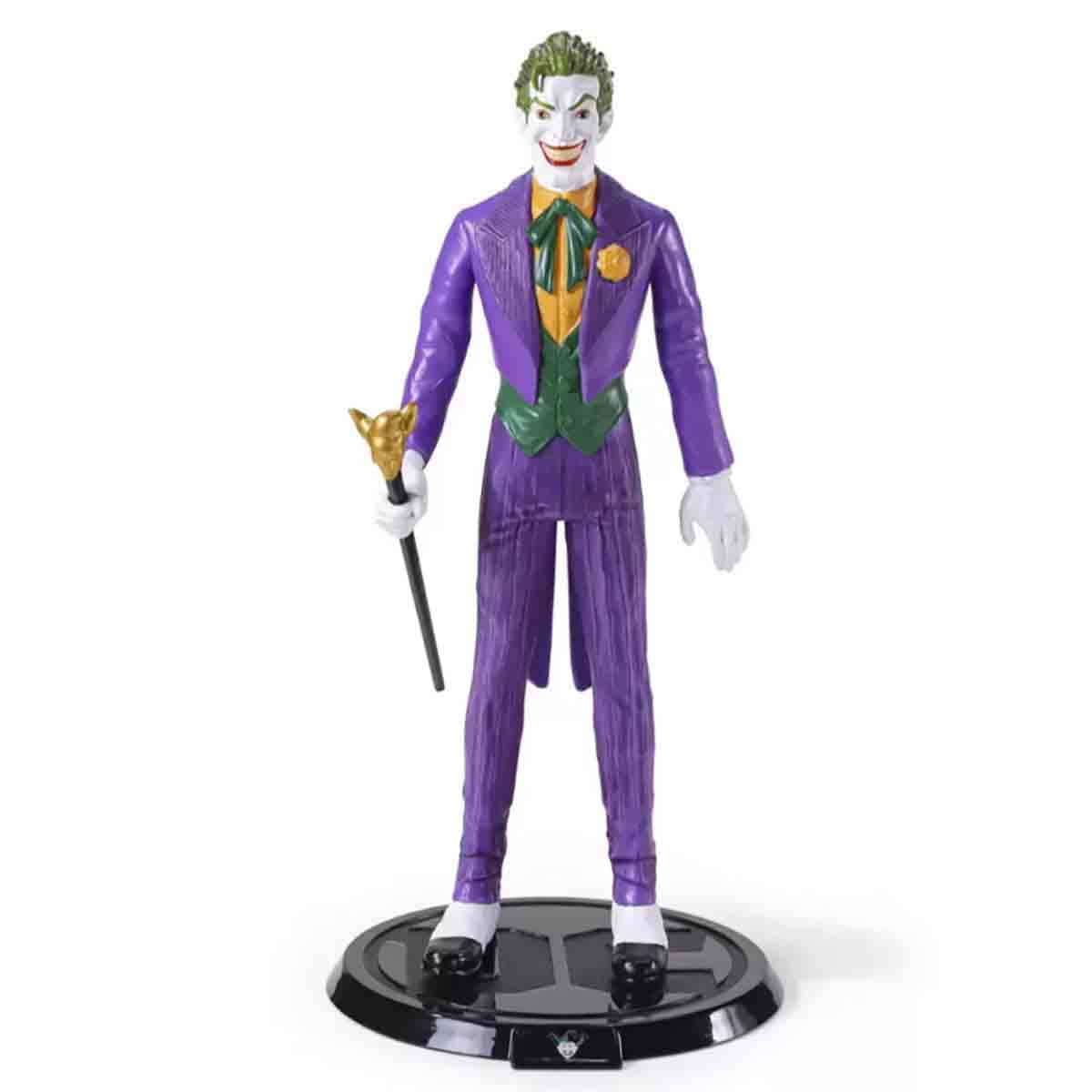 The Noble Collection 7.5″ BendyFigs DC Comics The Joker Action Figure Unisex, 8-10 Years