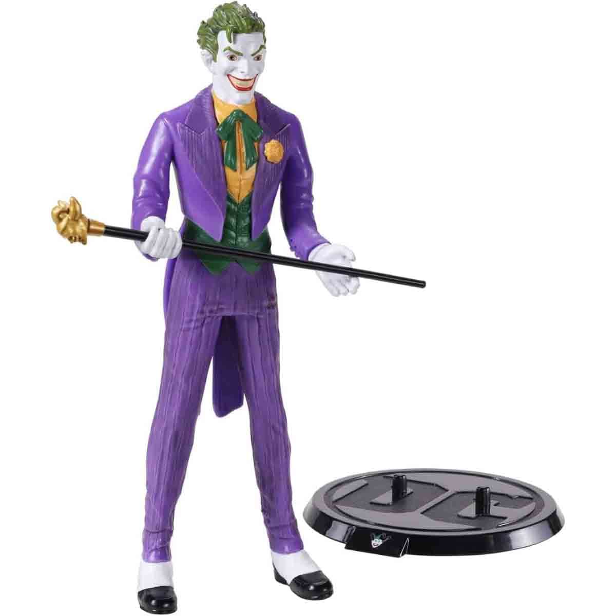 The Noble Collection 7.5″ BendyFigs DC Comics The Joker Action Figure Unisex, 8-10 Years