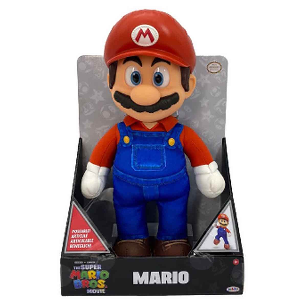 The Super Mario Bros. Movie 14" Roto Mario Plush Figure Boys, 3-4 Years