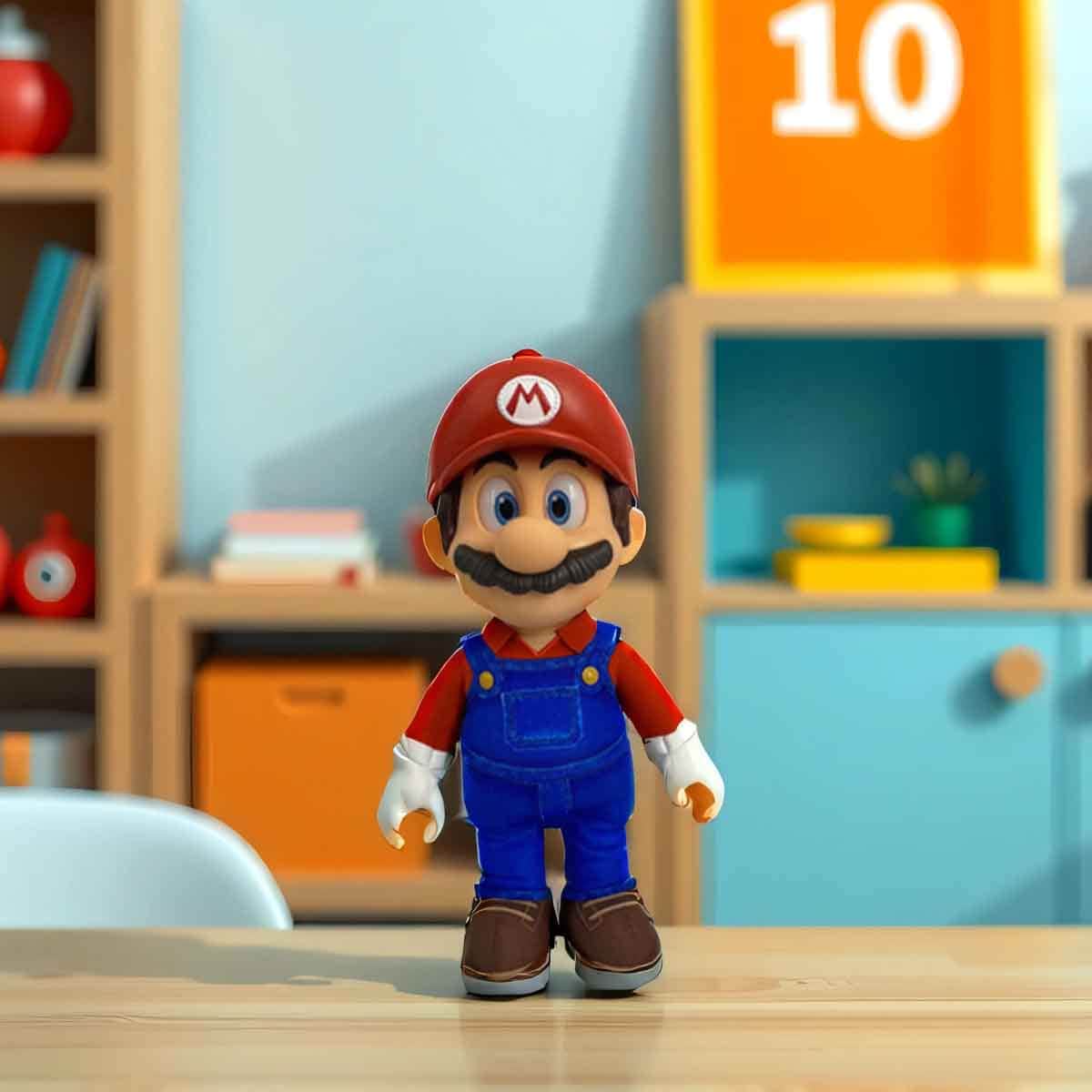 The Super Mario Bros. Movie 14" Roto Mario Plush Figure Boys, 3-4 Years