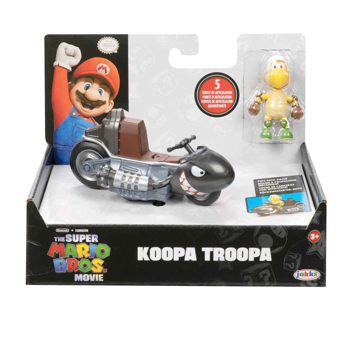 The Super Mario Bros. Movie 2.5" with Kart Assorted Action Figure Unisex, 5-7 Years