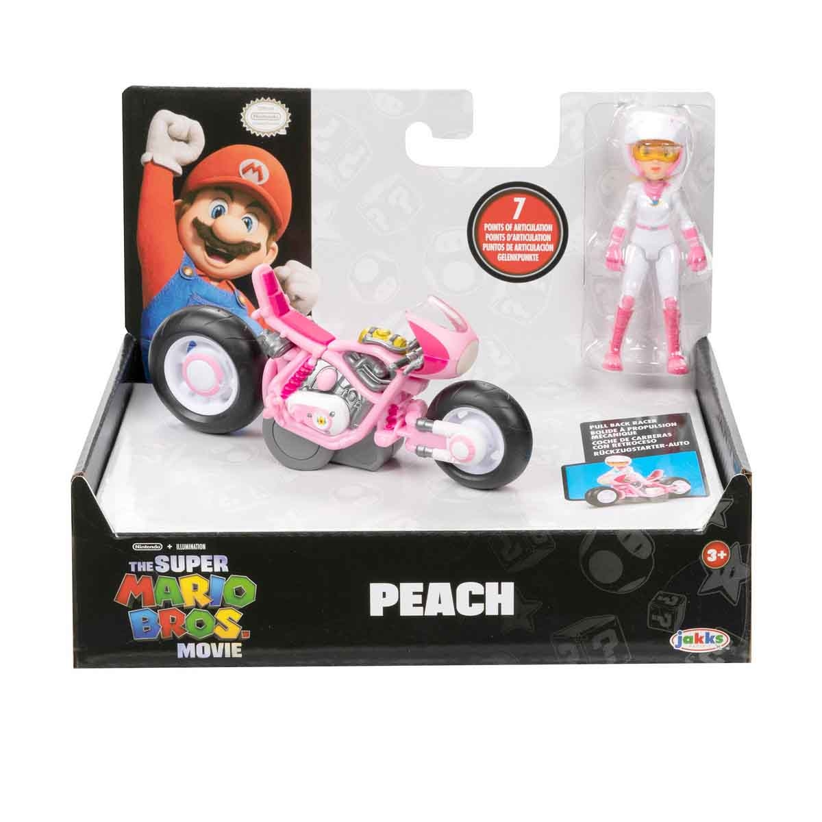 The Super Mario Bros. Movie 2.5" with Kart Assorted Action Figure Unisex, 5-7 Years