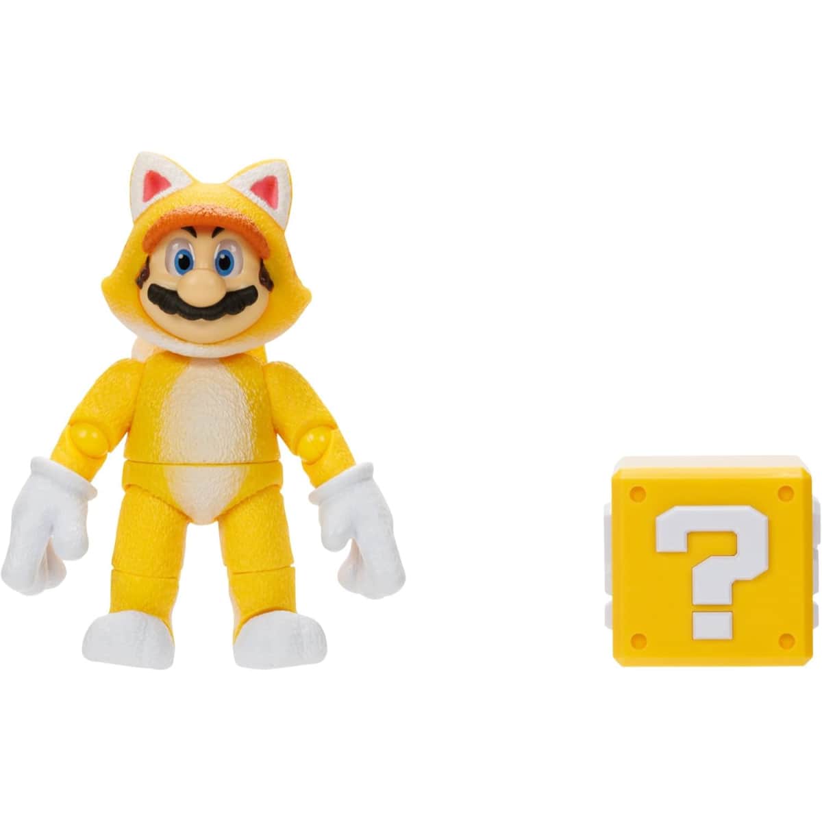 The Super Mario Bros. Movie 5" Wave 2.1 Mario Cat Action Figure Unisex, 3-4 Years