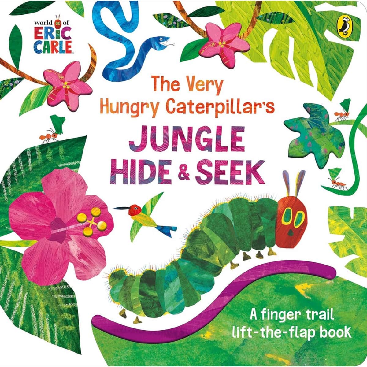 The Very Hungry Caterpillar's Jungle Hide and Seek: كتاب تتبع بالأصابع ولوحات قابلة للرفع تأليف إريك كارل - 13 أبريل 2023