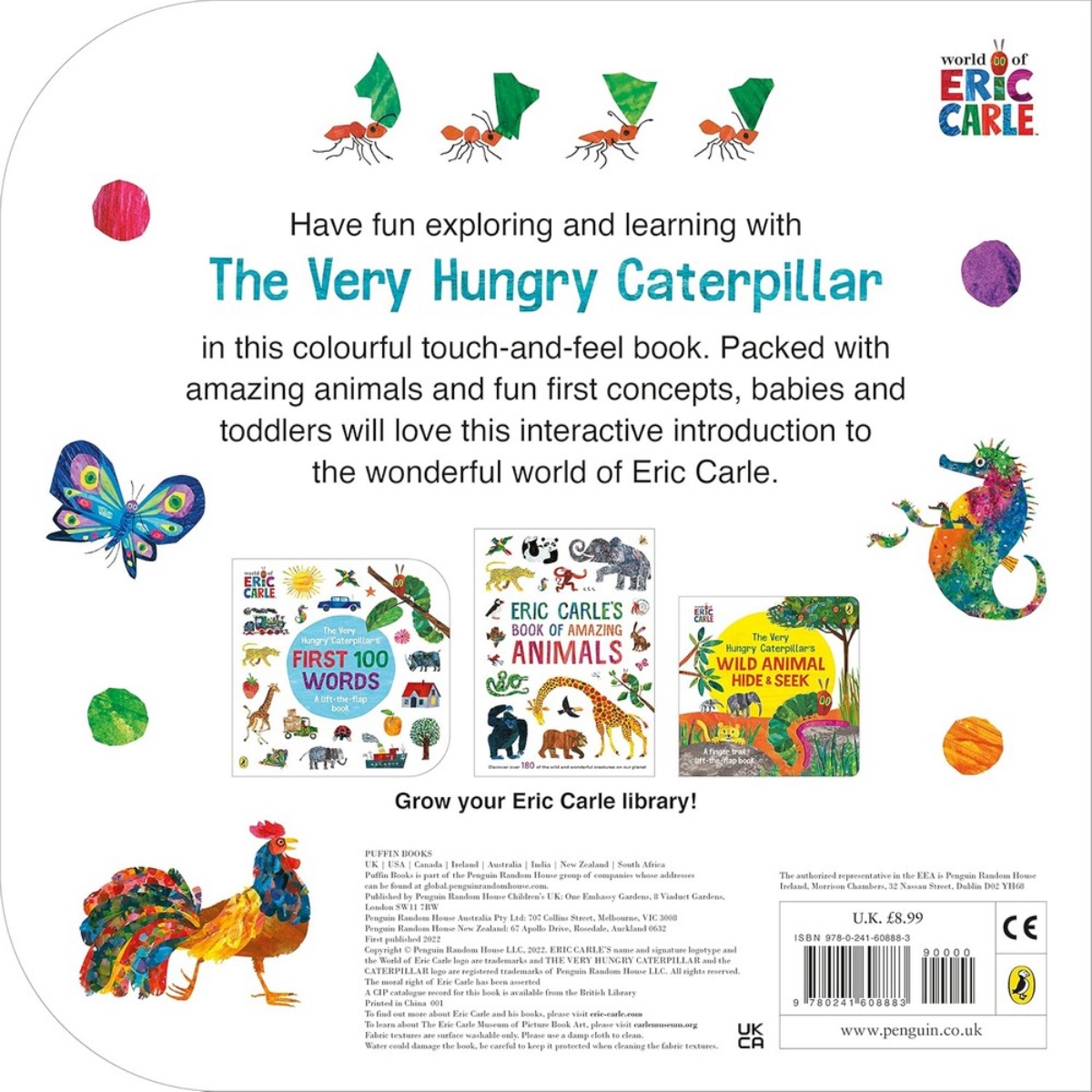 The Very Hungry Caterpillar’s Touch and Feel Animals تأليف إريك كارل - 19 يناير 2023