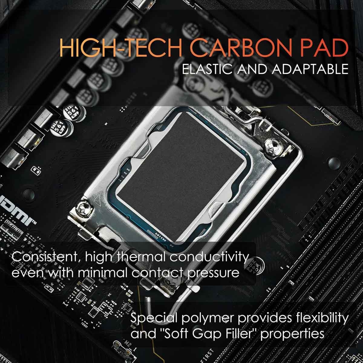 Thermal Grizzly 25x25x0.2mm Carbonaut Thermal Pad