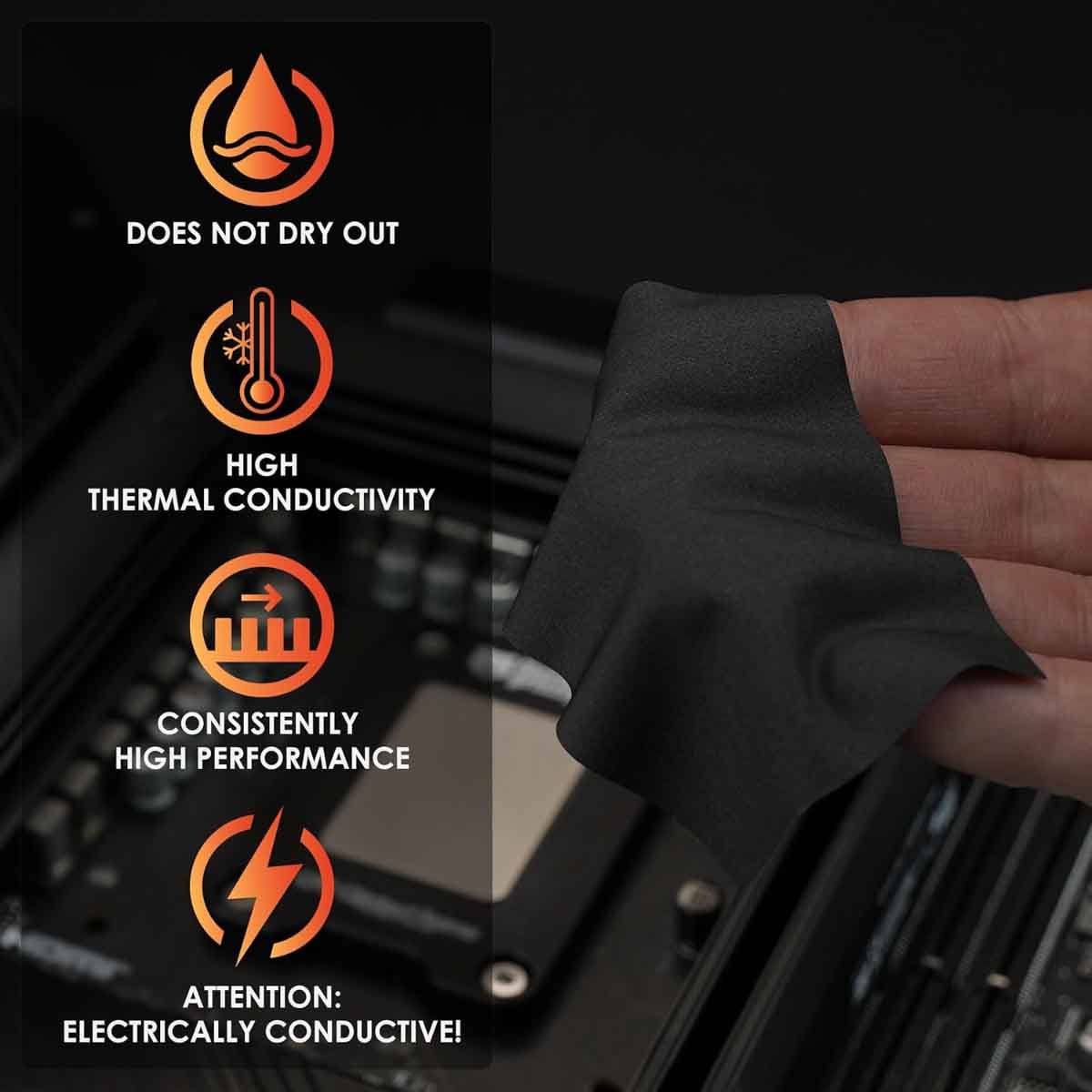 Thermal Grizzly 25x25x0.2mm Carbonaut Thermal Pad