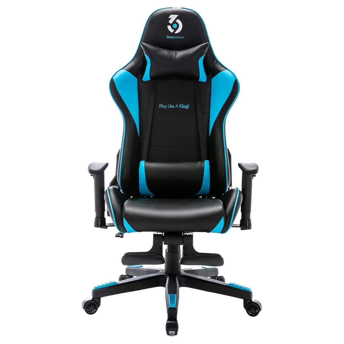 369 Black/Blue Adjustable K3 Gaming Chair