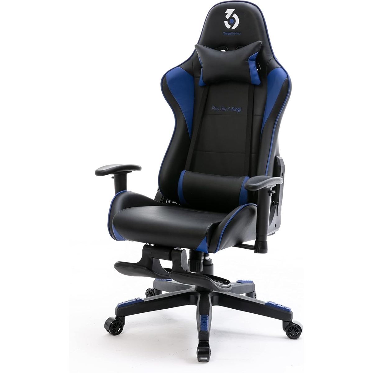 369 Black/Dark Blue Adjustable K3 Gaming Chair
