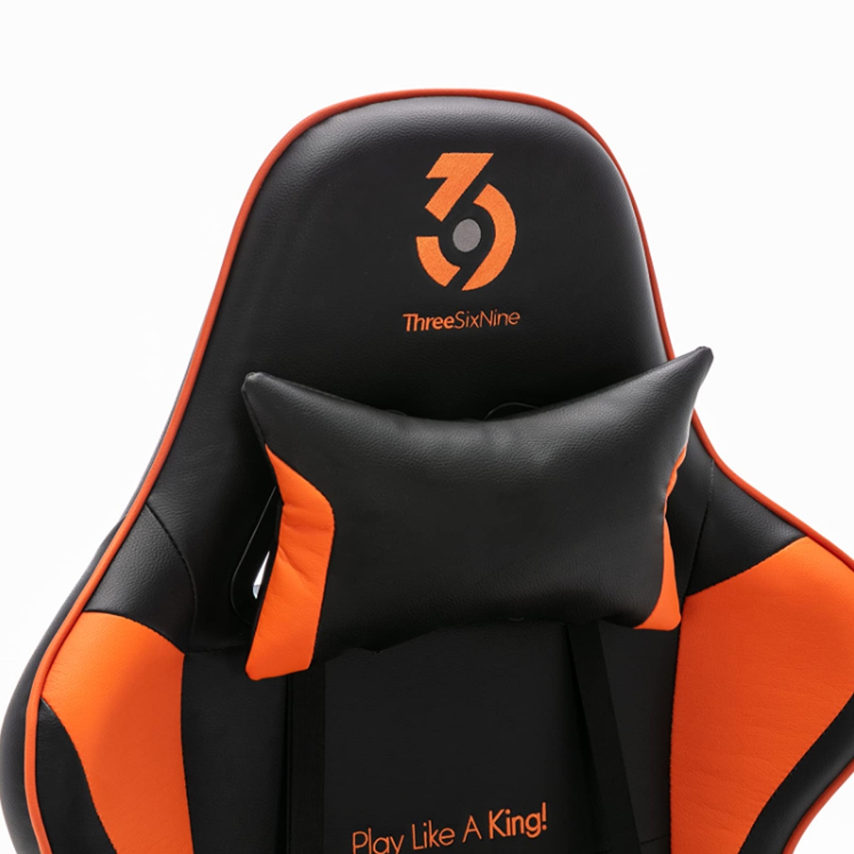 369 Black/Orange Adjustable K3 Gaming Chair