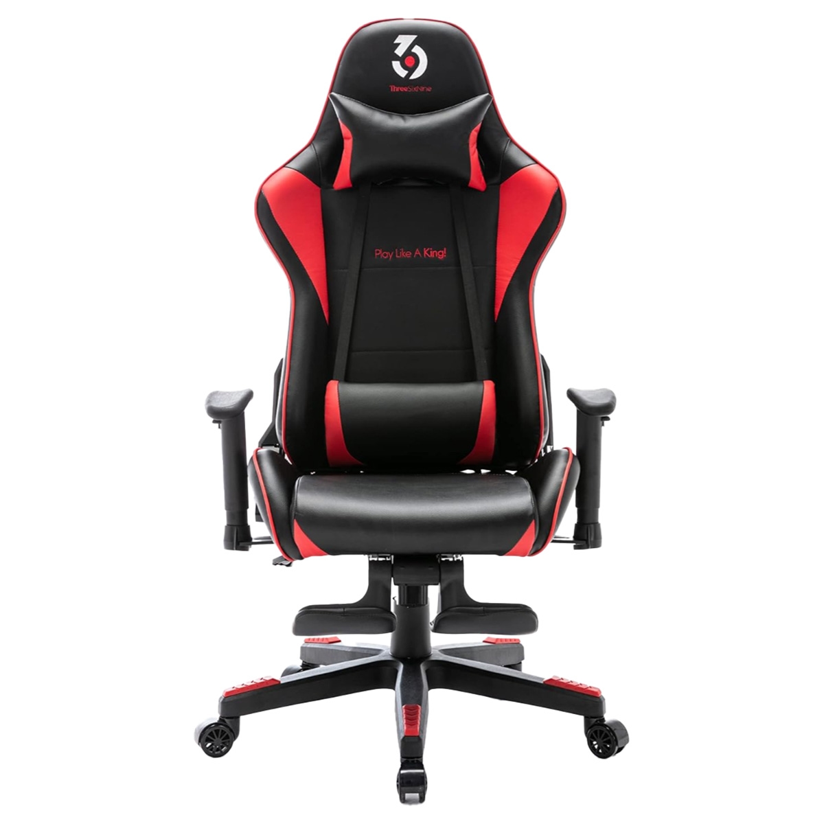 369 كرسي ألعاب قابل للتعديل موديل K3 باللونين الأسود والأحمر