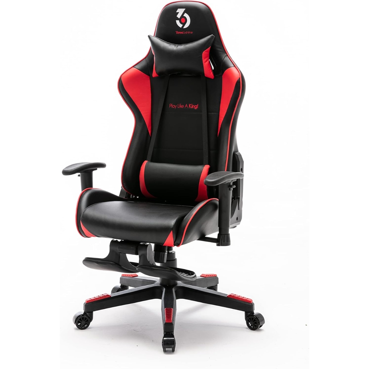 369 كرسي ألعاب قابل للتعديل موديل K3 باللونين الأسود والأحمر