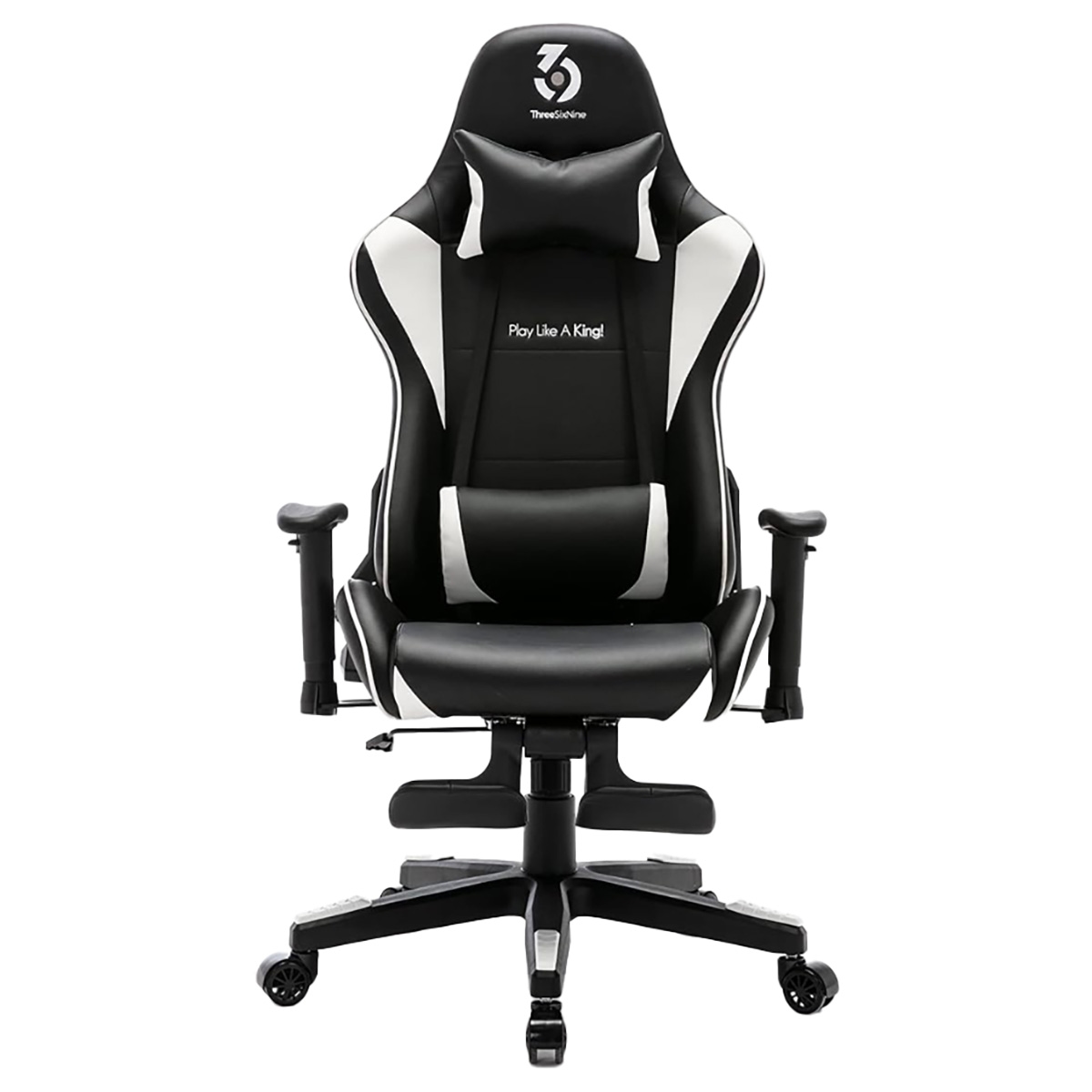 369 Black/White Adjustable K3 Gaming Chair